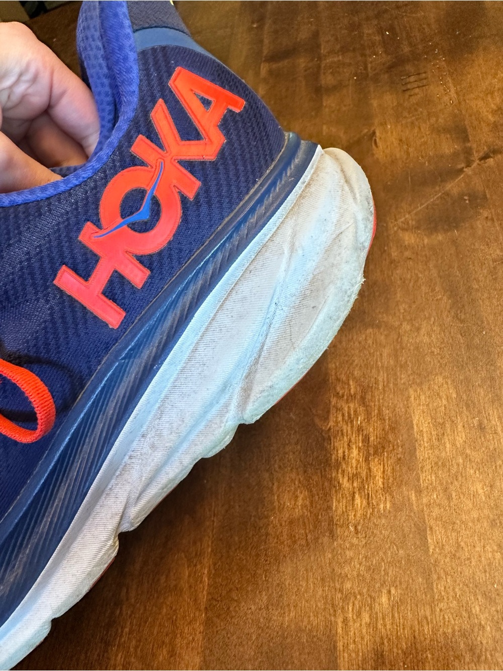Hoka Clifton 9 men's running shoe size US 12D *Shows Lots of Wear!!* - Picture 8 of 11
